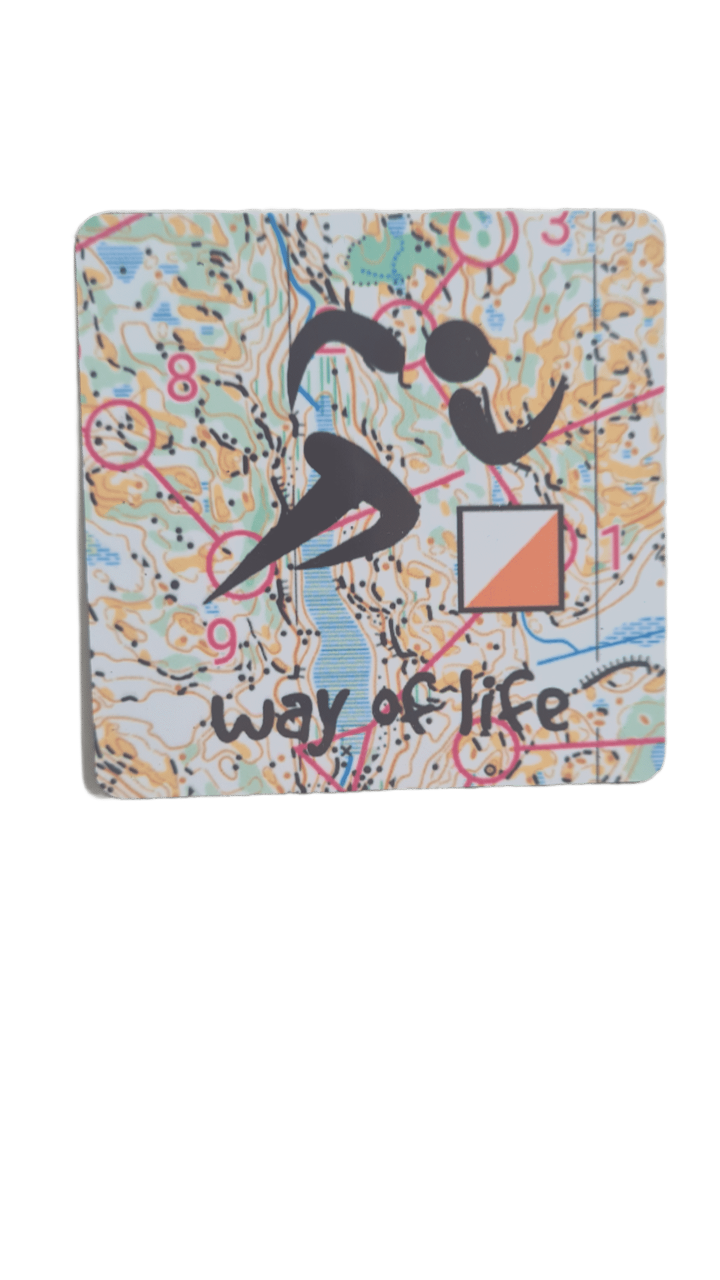 Kylskåpsmagnet Orienteering Obsession
